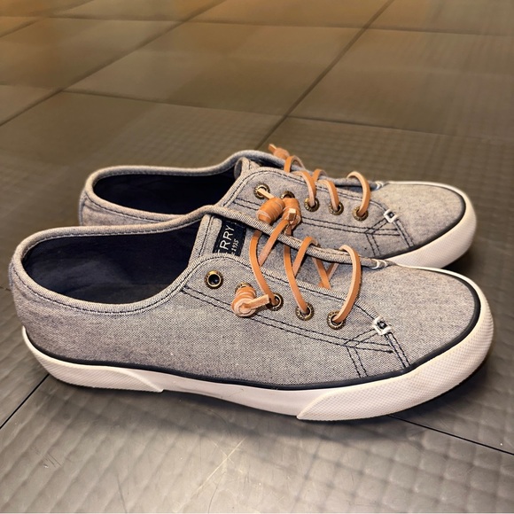 Sperry Shoes - SPERRY WOMENS 6.5 Denim LOAFERS TOP SIDER SHOES